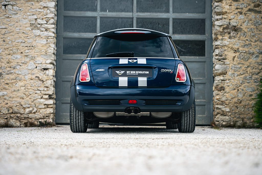 Mini Cooper S Checkmate John Cooper Works JCW Hatch R53 210cv bleu à vendre occasion My Mini Revolution Paris