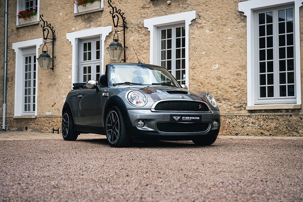 Mini Cooper S R56 R57 cabriolet grise occasion à vendre My Mini Revolution Paris