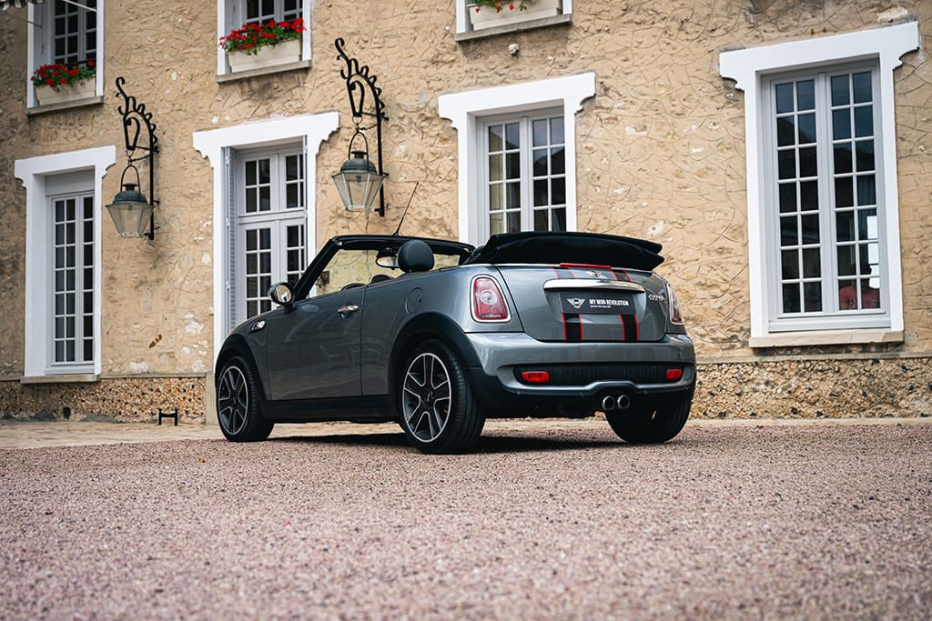 Mini Cooper S R56 R57 cabriolet grise occasion à vendre My Mini Revolution Paris