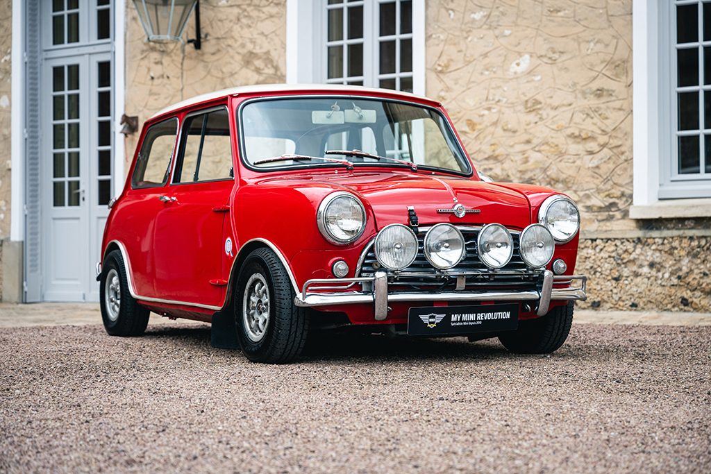 Mini Cooper S mk1 1275cc 1966 Rouge Tartan Red My Mini Revolution voiture à vendre occasion Paris