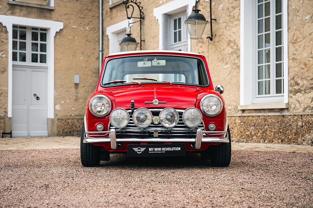 Mini Cooper S mk1 1275cc 1966 Rouge Tartan Red My Mini Revolution voiture à vendre occasion Paris