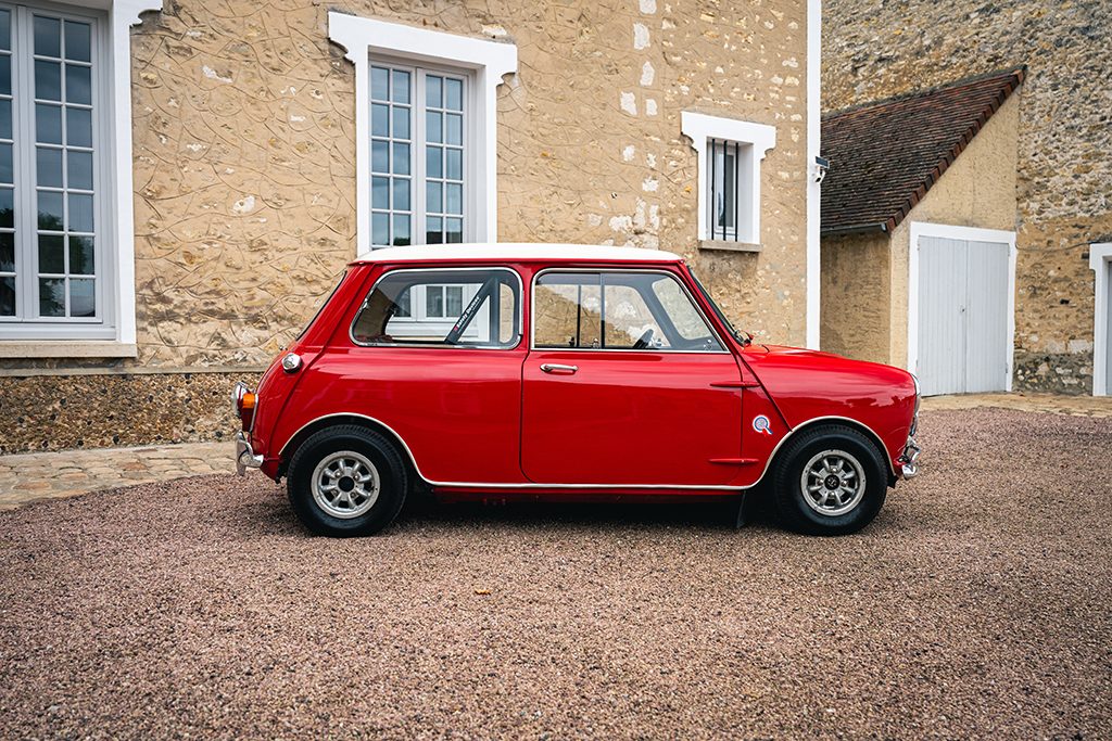 Mini Cooper S mk1 1275cc 1966 Rouge Tartan Red My Mini Revolution voiture à vendre occasion Paris