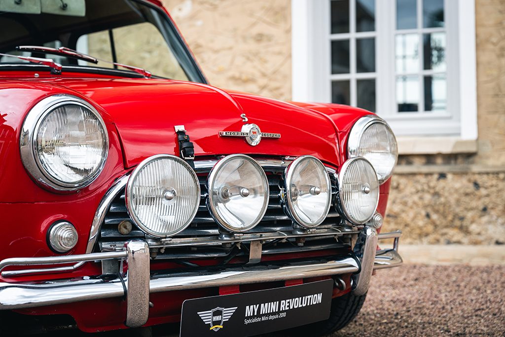 Mini Cooper S mk1 1275cc 1966 Rouge Tartan Red My Mini Revolution voiture à vendre occasion Paris