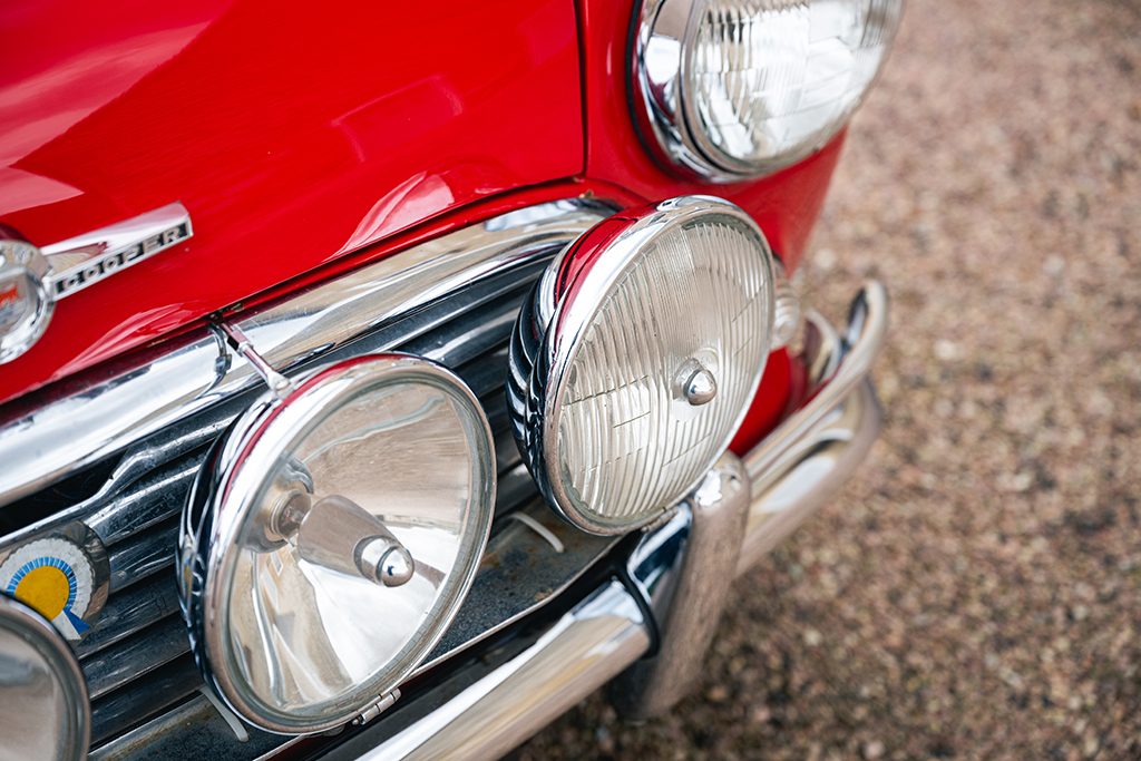 Mini Cooper S mk1 1275cc 1966 Rouge Tartan Red My Mini Revolution voiture à vendre occasion Paris