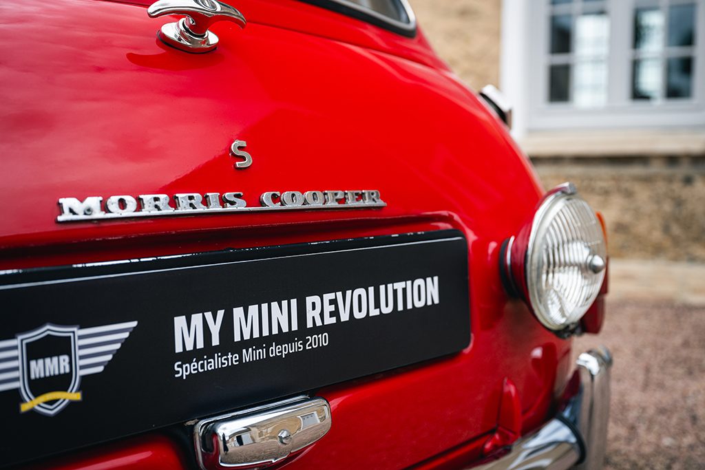 Mini Cooper S mk1 1275cc 1966 Rouge Tartan Red My Mini Revolution voiture à vendre occasion Paris