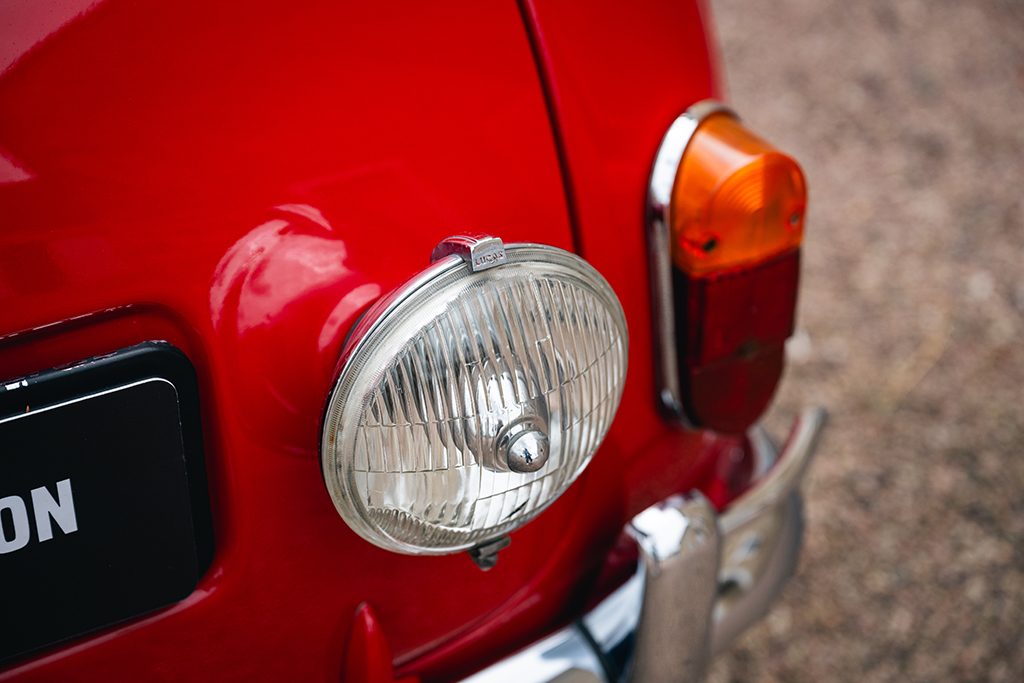 Mini Cooper S mk1 1275cc 1966 Rouge Tartan Red My Mini Revolution voiture à vendre occasion Paris