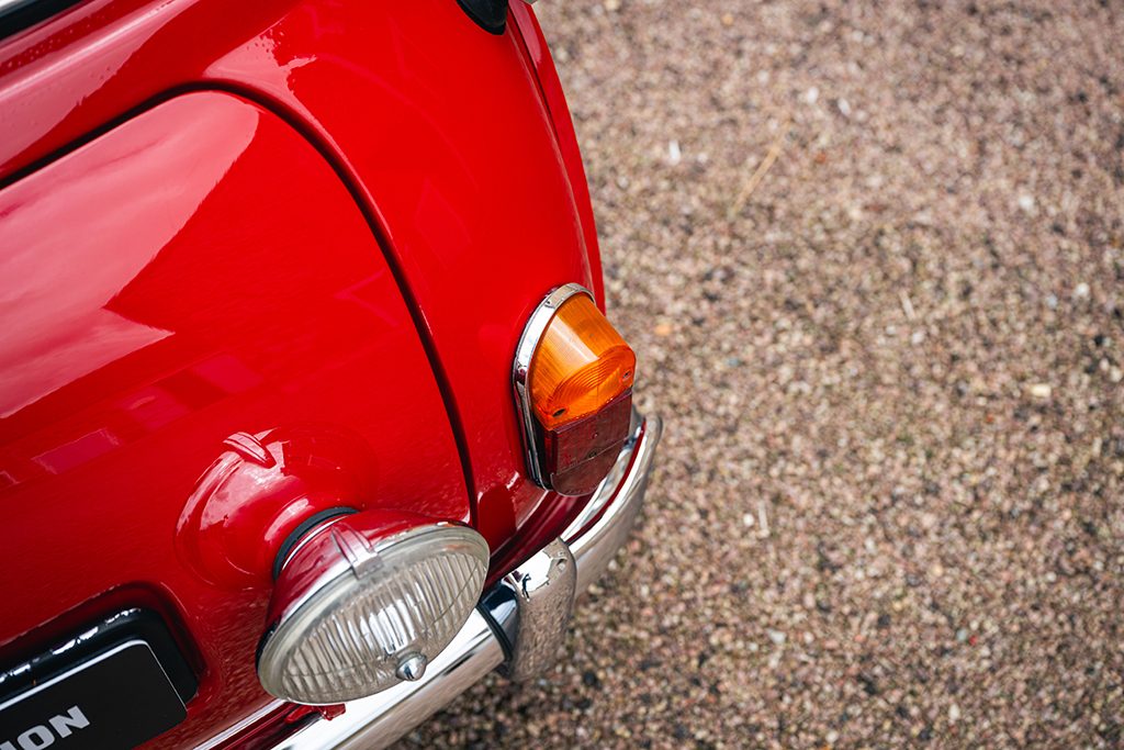 Mini Cooper S mk1 1275cc 1966 Rouge Tartan Red My Mini Revolution voiture à vendre occasion Paris