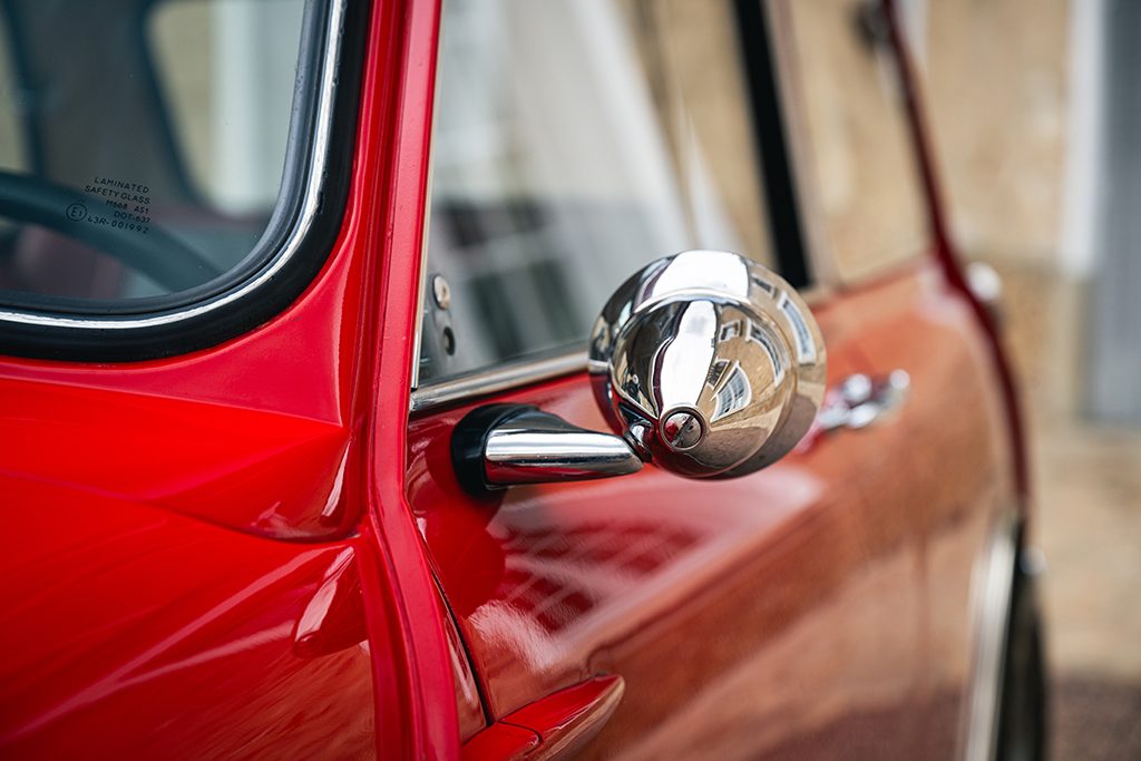 Mini Cooper S mk1 1275cc 1966 Rouge Tartan Red My Mini Revolution voiture à vendre occasion Paris