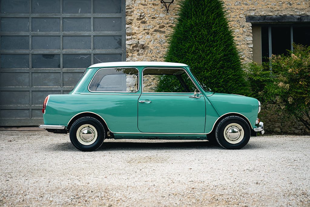 Wolseley Hornet MK3 outlaw 1968 Willow Green 1380 turquoise- à vendre occasion moteur préparé My Mini Revolution Paris