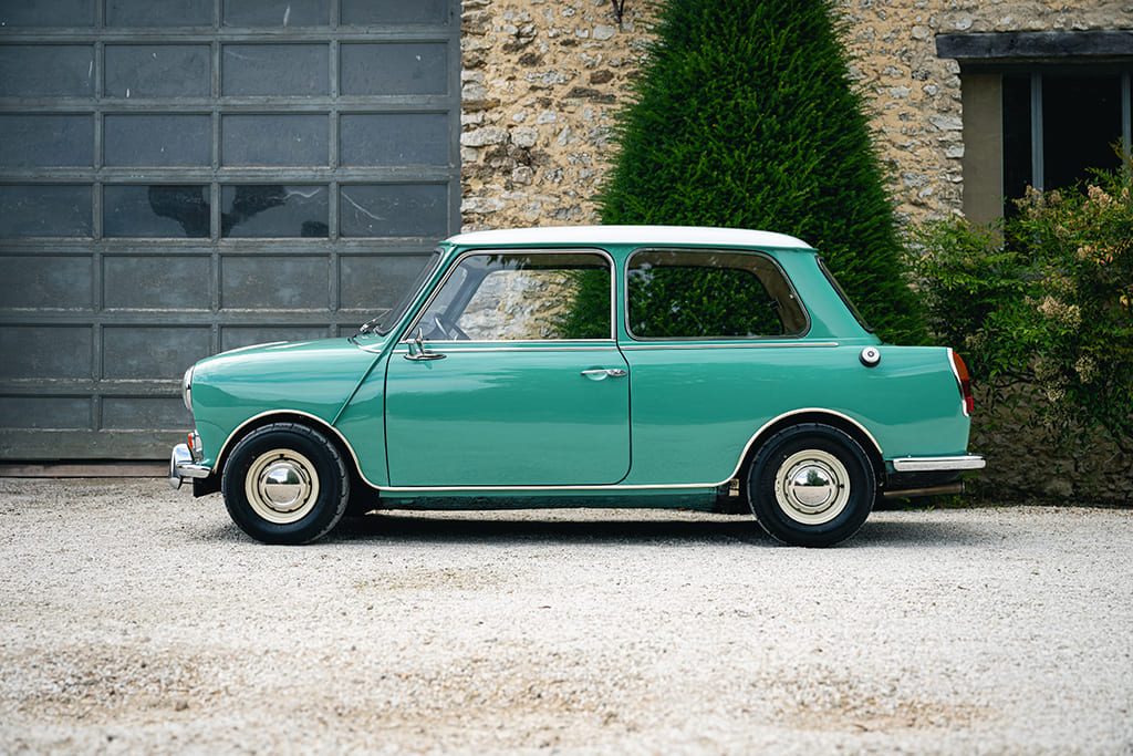 Wolseley Hornet MK3 outlaw 1968 Willow Green 1380 turquoise- à vendre occasion moteur préparé My Mini Revolution Paris