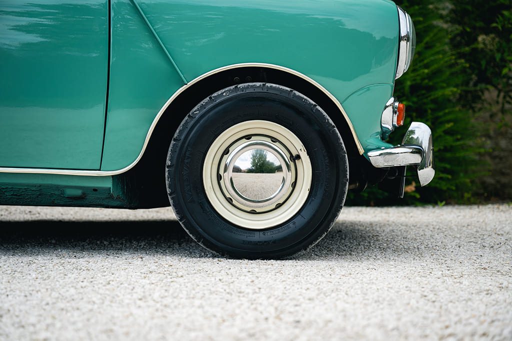 Wolseley Hornet MK3 outlaw 1968 Willow Green 1380 turquoise- à vendre occasion moteur préparé My Mini Revolution Paris