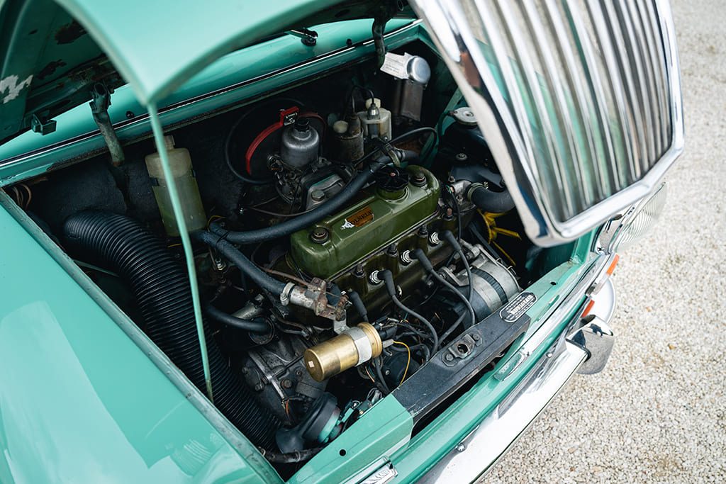 Wolseley Hornet MK3 outlaw 1968 Willow Green 1380 turquoise- à vendre occasion moteur préparé My Mini Revolution Paris