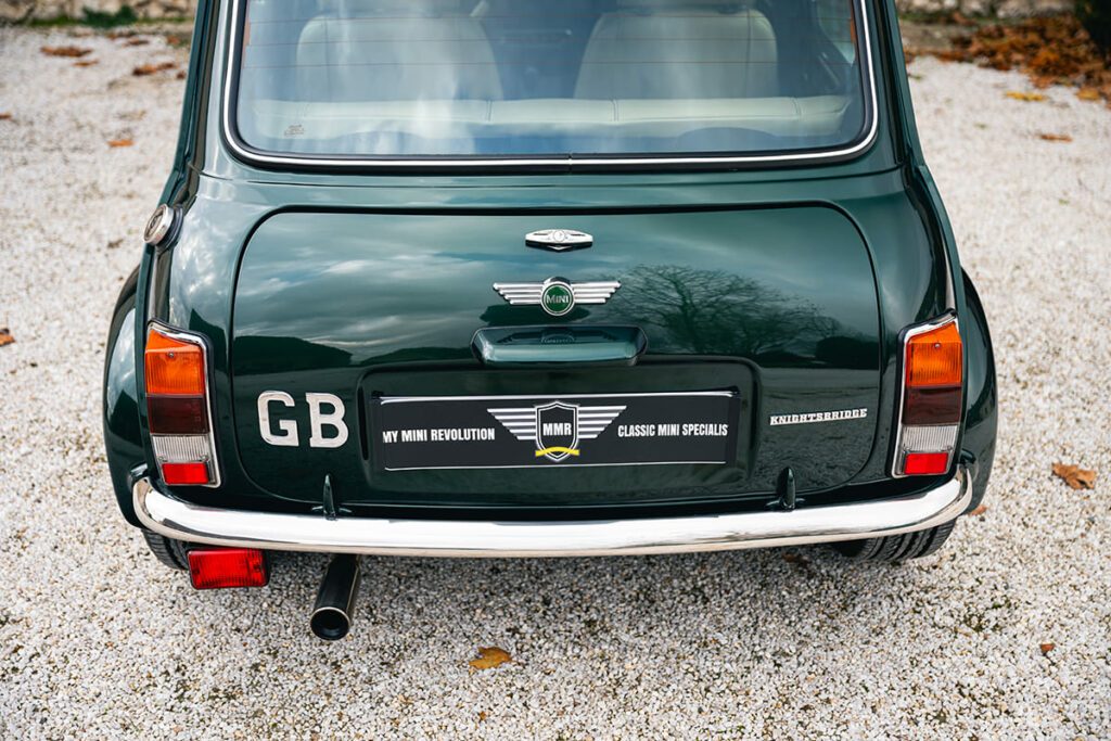 Mini 1.3 MPI Knightbridge climatisation British Racing Green 2000 à vendre occasion My Mini Revolution Paris