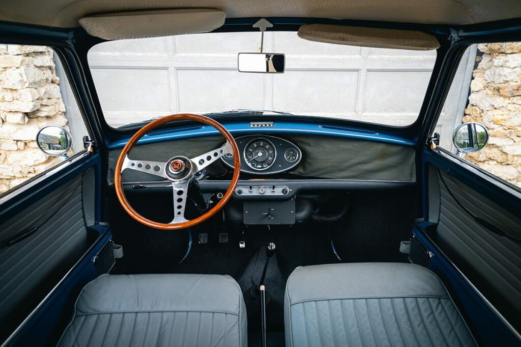 mini cooper 850 mk1 island blue 1967 mmr 28