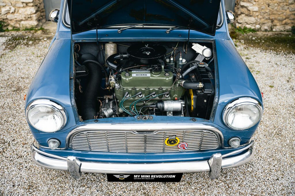 mini cooper 850 mk1 island blue 1967 mmr 35