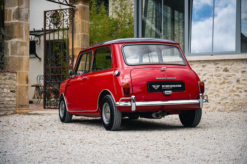 Mini Austin Morris Cooper S mk1 rouge à vendre occasion My Mini Revolution Paris