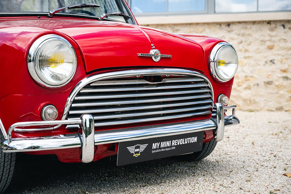 Mini Austin Morris Cooper S mk1 rouge à vendre occasion My Mini Revolution Paris